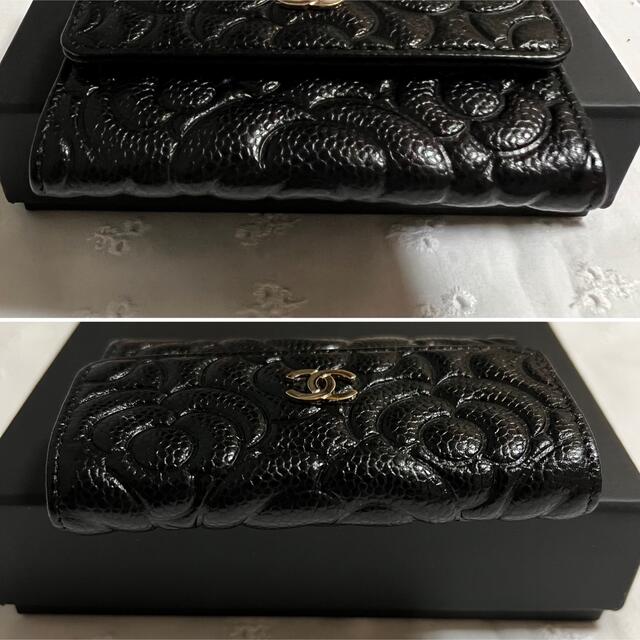 CHANEL - 専用☆シャネル CHANEL 名刺入れ カメリア キャビア CHANEL - 専用☆シャネル CHANEL 名刺入れ カメリア キャビア