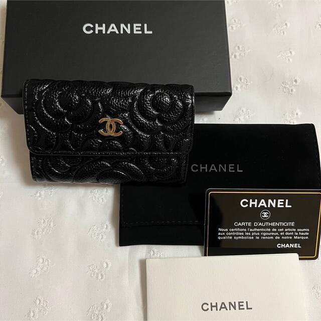 CHANEL - 専用☆シャネル CHANEL 名刺入れ カメリア キャビア CHANEL - 専用☆シャネル CHANEL 名刺入れ カメリア キャビア