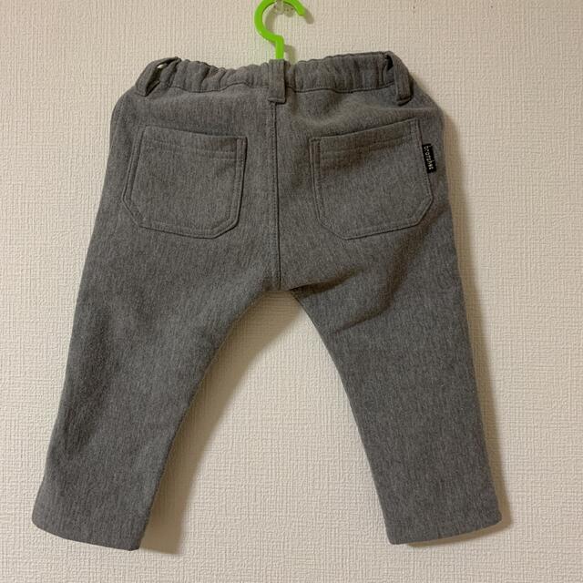 Branshes(ブランシェス)の裏起毛ポンチテーパードパンツ キッズ/ベビー/マタニティのキッズ服男の子用(90cm~)(パンツ/スパッツ)の商品写真