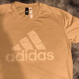 アディダス(adidas)の17年製 新品【adidas パフォーマンスTシャツ XOサイズ ベージュ(Tシャツ/カットソー(半袖/袖なし))