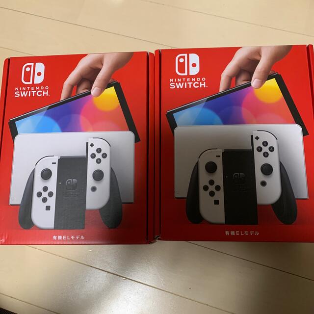 リアル Switch Nintendo - 新品未開封 スイッチ ホワイト2台 有機EL Switch Nintendo 家庭用ゲーム機本体 リアル Switch Nintendo - 新品未開封 スイッチ ホワイト2台 有機EL Switch Nintendo 家庭用ゲーム機本体
