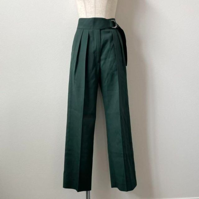 2020 JIL SANDERジルサンダー ベルト ハイウエスト パンツ 32 【WEB