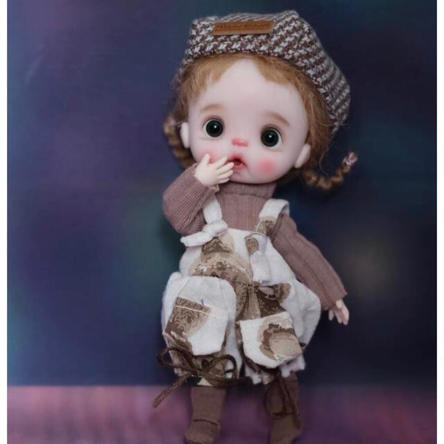 アウトフィット オビツ11 OB11 BJD 服 ブラウン 4点セット