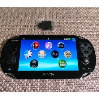 PlayStation Vita クリスタル・ブラック PCH-1100(携帯用ゲーム機本体)