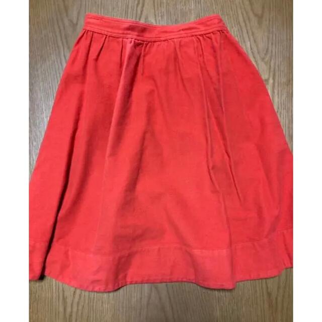 MARGARET HOWELL(マーガレットハウエル)のスカート　MHL  赤 レディースのスカート(ひざ丈スカート)の商品写真