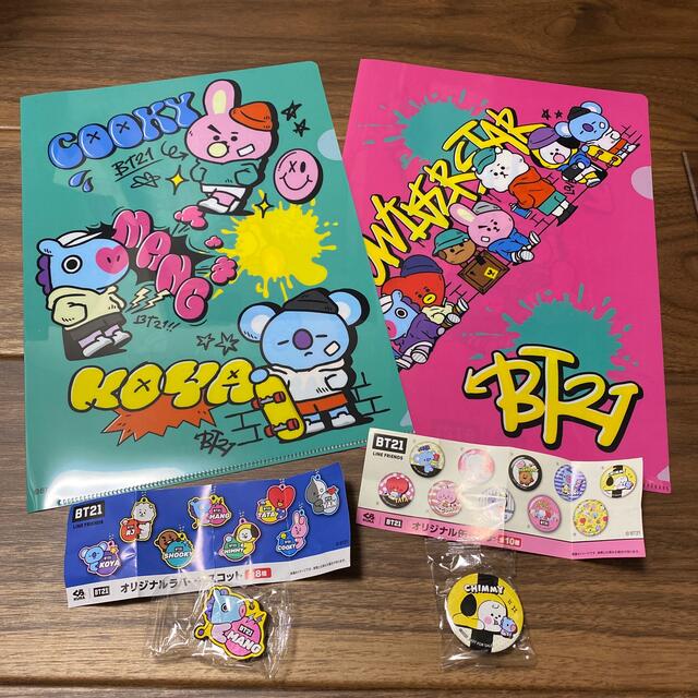 防弾少年団(BTS)(ボウダンショウネンダン)のくら寿司×BT21★コラボ４点セット エンタメ/ホビーのタレントグッズ(アイドルグッズ)の商品写真