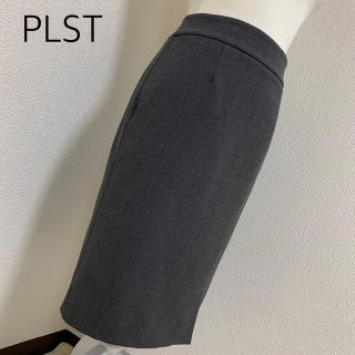 プラステ(PLST)の【中古美品】PLSTウォームリザーブタイトスカート　Sサイズ　スーツスカート(ひざ丈スカート)