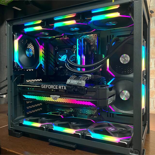 ゲーミングPC corei7 12700K RTX3080 lianli ROG