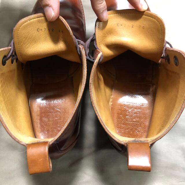 chausser - 【美品】ショセ ナチュラルコードバン チャッカ chausser - 【美品】ショセ ナチュラルコードバン チャッカ