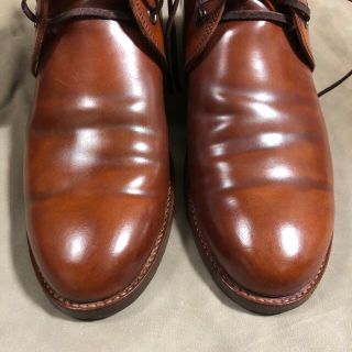 chausser - 【美品】ショセ ナチュラルコードバン チャッカブーツ