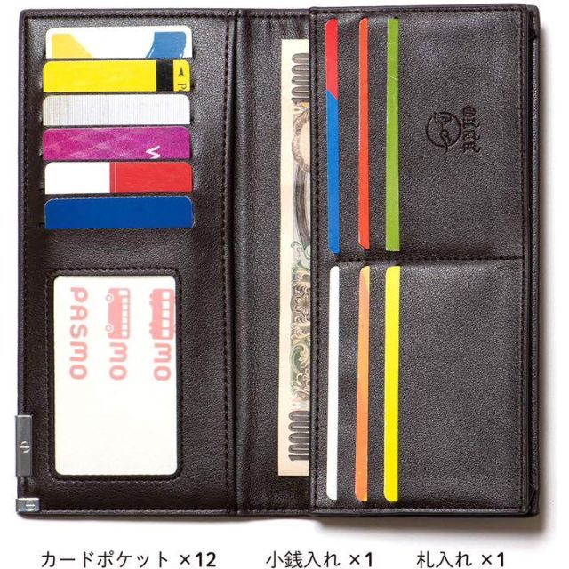 【✨新品未使用✨】財布 メンズ 長財布 紳士 薄型 二つ折り カード 大容量 黒 メンズのファッション小物(長財布)の商品写真