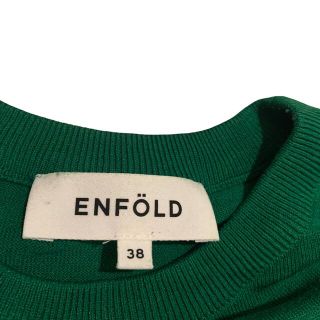 エンフォルド(ENFOLD)の定価の半額以下！ENFOLD 18AWシルク混コットンニットトップス38(ニット/セーター)