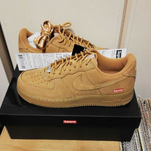 取扱店舗・直営店 SUPREME NIKE AIR FORCE 1 LOW FLAX WHEAT