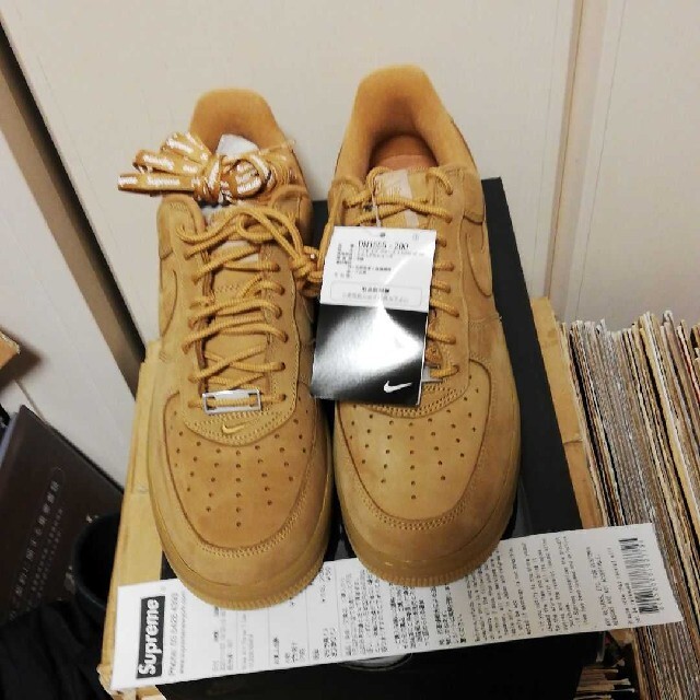 取扱店舗・直営店 SUPREME NIKE AIR FORCE 1 LOW FLAX WHEAT