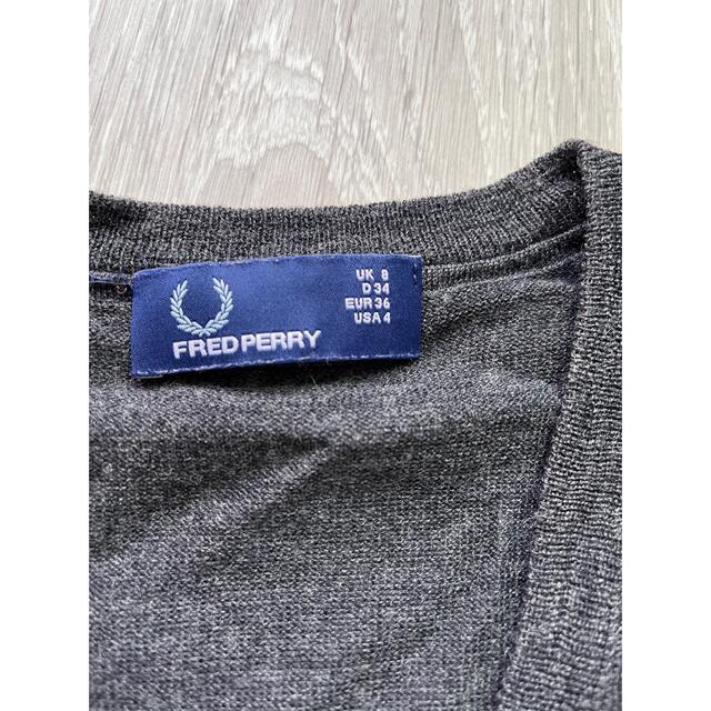 FRED PERRY(フレッドペリー)の値下げ　FRED FERRYフレッドペリー　ウール　ニット レディースのトップス(カットソー(長袖/七分))の商品写真