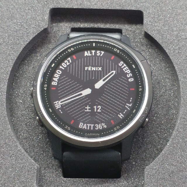 値下げ】GARMIN Fenix 6S Sapphire black DLC | wellsprings.uk.net