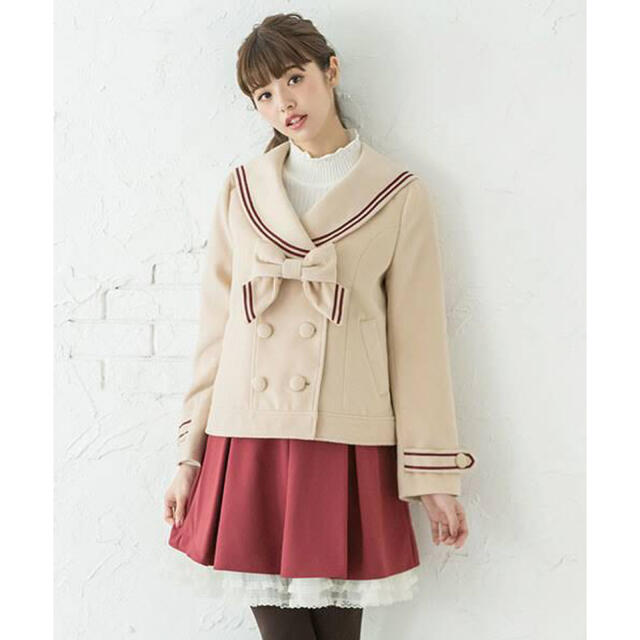 Secret Honey - SecretHoney セーラー ショート コート ネイビー Secret Honey - SecretHoney セーラー ショート コート ネイビー