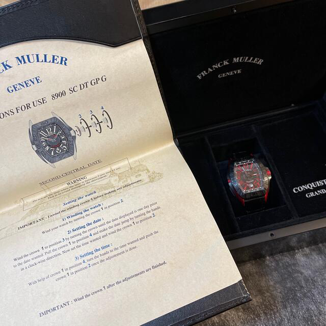 ブラック】 FRANCK MULLER - 本物定価145万フランクミュラーFRANCK