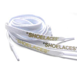 平紐 同色左右2本セット 靴ひも 靴紐 シューレース  SHOELACES 金字(スニーカー)