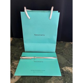 ティファニー(Tiffany & Co.)の公式クリーナー済み  美品 ティファニー シルバー ボールペン 銀 ペン(ペン/マーカー)