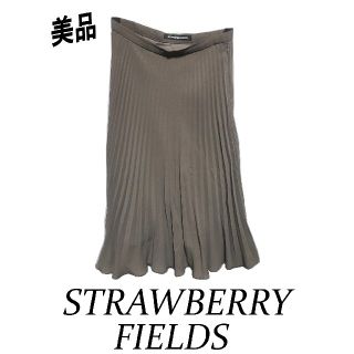 ストロベリーフィールズ(STRAWBERRY-FIELDS)のSTRAWBERRY-FIELDS　プリーツスカート(ひざ丈スカート)