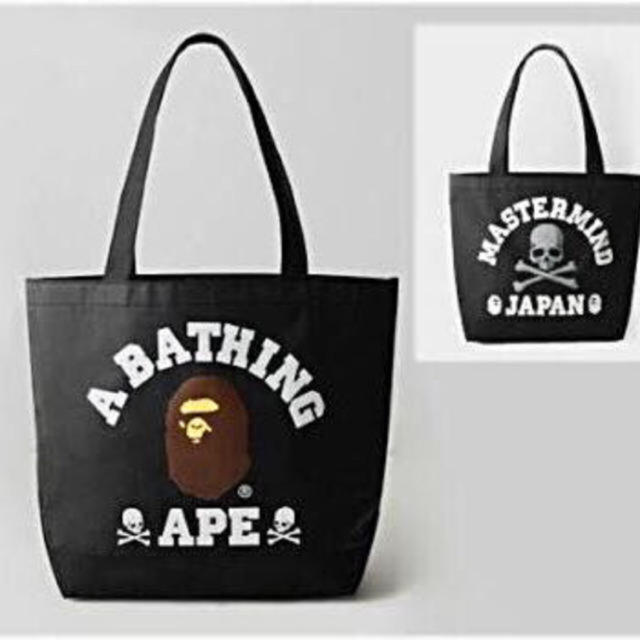 A BATHING APE(アベイシングエイプ)の新品未使用 APE & MASTERMIND コラボバッグ メンズのバッグ(トートバッグ)の商品写真