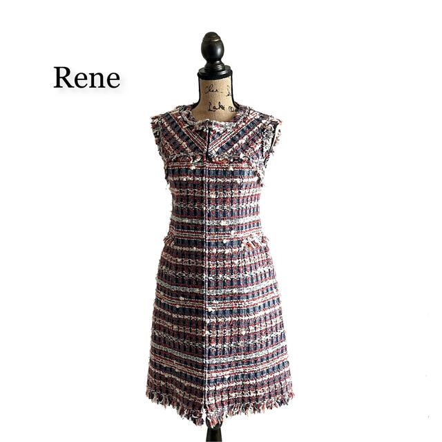Reneのツイードワンピース【試着のみ】お値下げ可能!! uzUMVRhsqy