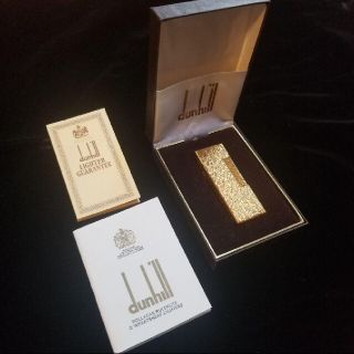 ダンヒル(Dunhill)のダンヒル　ライター　ゴールド(タバコグッズ)