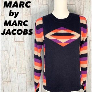 マークバイマークジェイコブス(MARC BY MARC JACOBS)のMARC by MARC JACOBS ニット　セーター　高級　ウール　黒　M(ニット/セーター)