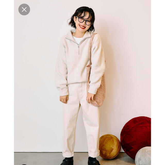 UNIQLO(ユニクロ)のスフレヤーンハーフジップセーター メンズのトップス(ニット/セーター)の商品写真