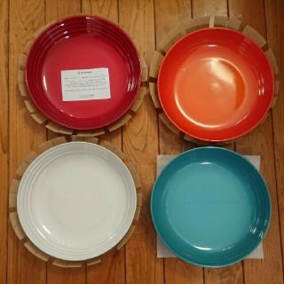 ルクルーゼ(LE CREUSET)のル・クルーゼ パスタディッシュ 4枚セット 【最終価格】(食器)