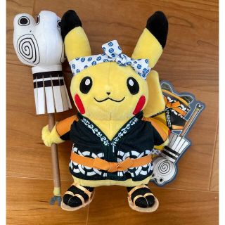 ポケモン(ポケモン)のポケモンセンターTOKYODX限定　火消し姿のピカチュウぬいぐるみ(ぬいぐるみ)