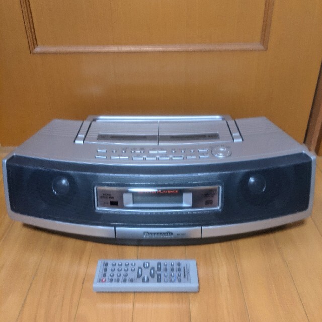 美品 CD/デッキ1.2共動作OK パナソニック CDラジカセ RX-ED57 2021 ...