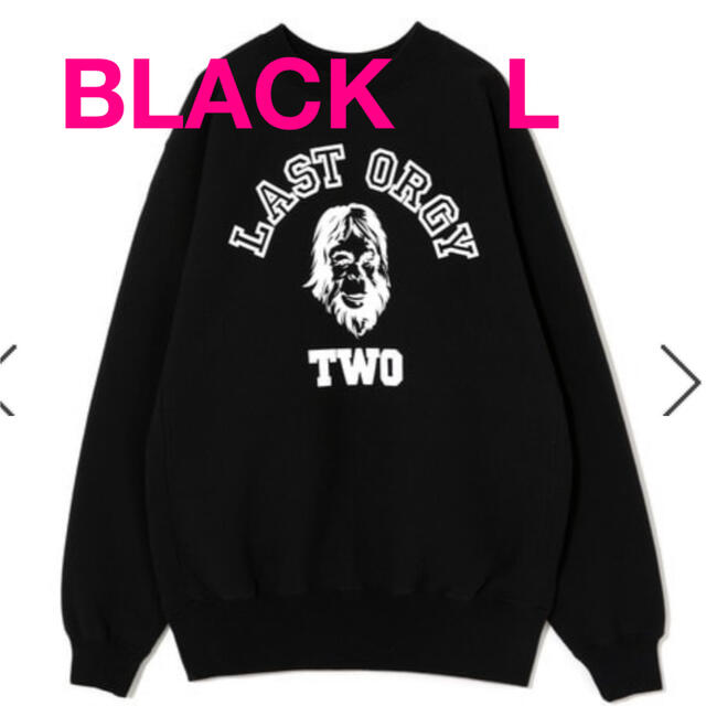 LAST ORGY2 sweatshirt black L