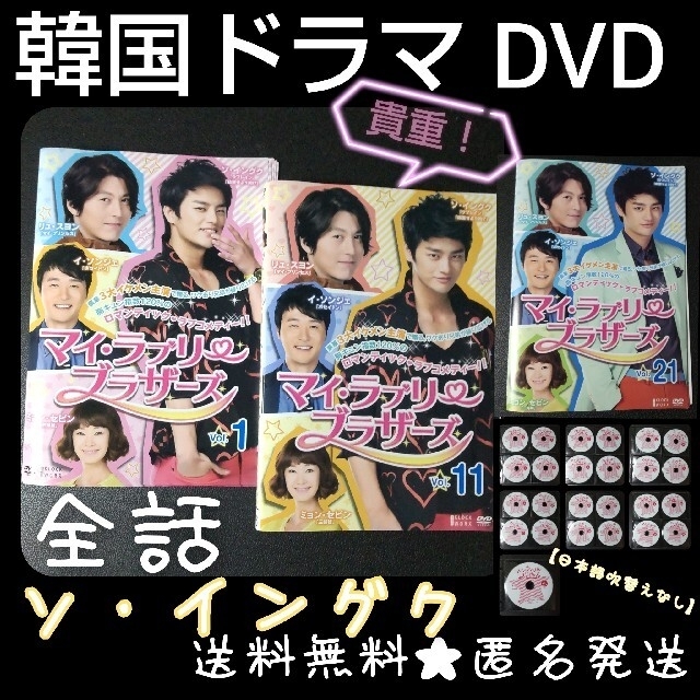 即納・全国送料無料 DVD 貴重!『マイ・ラブリー・ブラザーズ』(全話