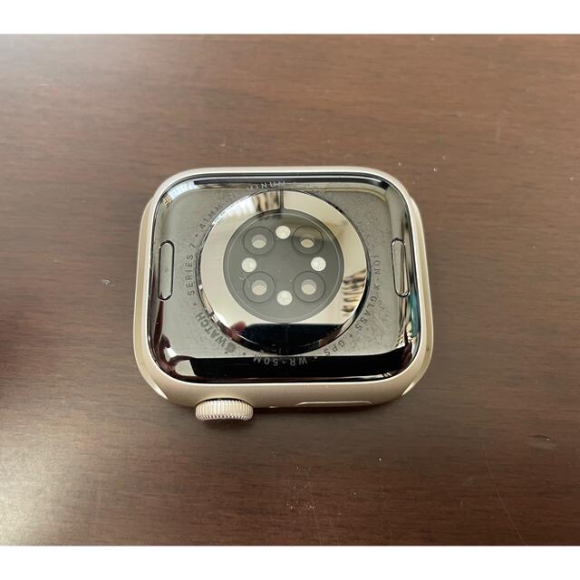 【Apple Watch7 41mm スターライトアルミニウム 美品】