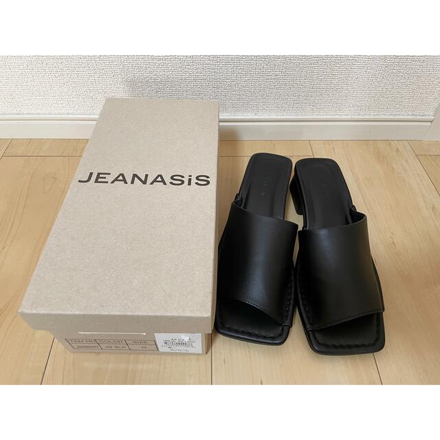 JEANASIS(ジーナシス)のJEANASIS スクエアアシメミュールサンダル レディースの靴/シューズ(サンダル)の商品写真