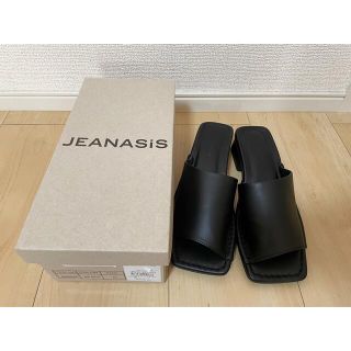 ジーナシス(JEANASIS)のJEANASIS スクエアアシメミュールサンダル(サンダル)