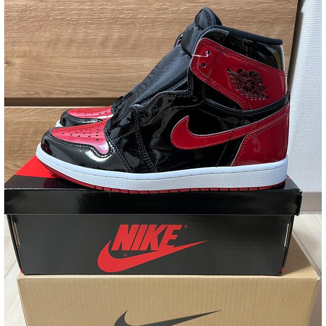 Air Jordan 1 High OG "Bred Patent"  27cm