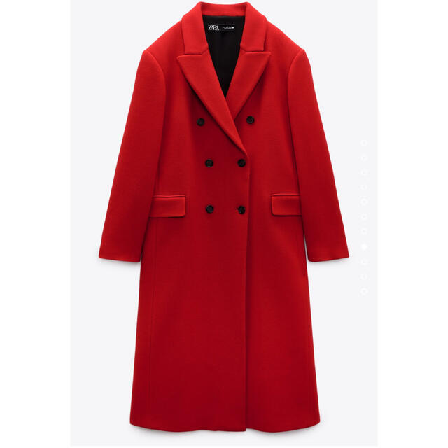 ZARA - ZARA ウールコート レッドの通販 by ぽとふ's shop|ザラならラクマ
