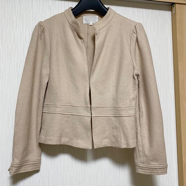 UNITED ARROWS - UNITED ARROWS ウールノーカラージャケット 日本製の