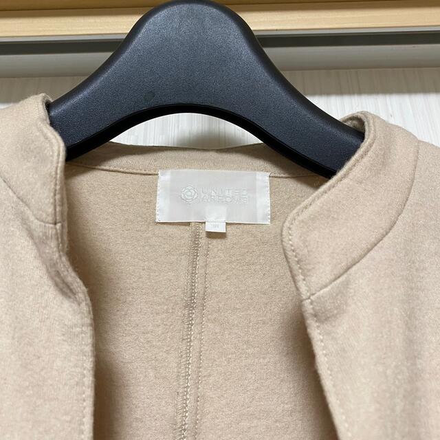 UNITED ARROWS - UNITED ARROWS ウールノーカラージャケット 日本製の