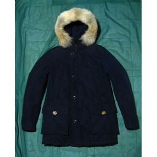 ウールリッチ(WOOLRICH)のWoolrich ハイカラー S /M （≒M～L）アークティックパーカー 紺(ダウンジャケット)