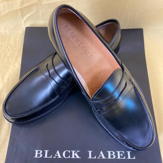 新品　ブラック　レーベル　クレストブリッジ　靴