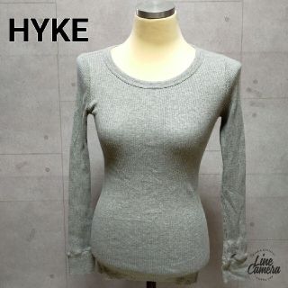 ハイク(HYKE)のHYKE  ハイク　ニット　グレー(ニット/セーター)