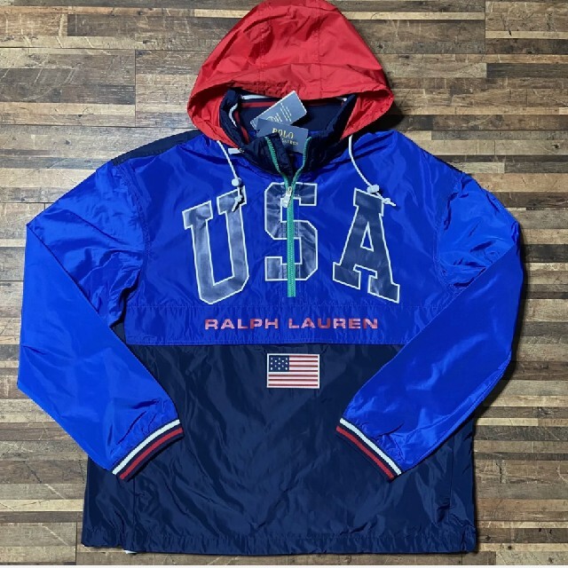 POLO RALPH LAUREN(ポロラルフローレン)のPolo Ralph Lauren USA ナイロン アノラック ジャケット メンズのジャケット/アウター(ナイロンジャケット)の商品写真