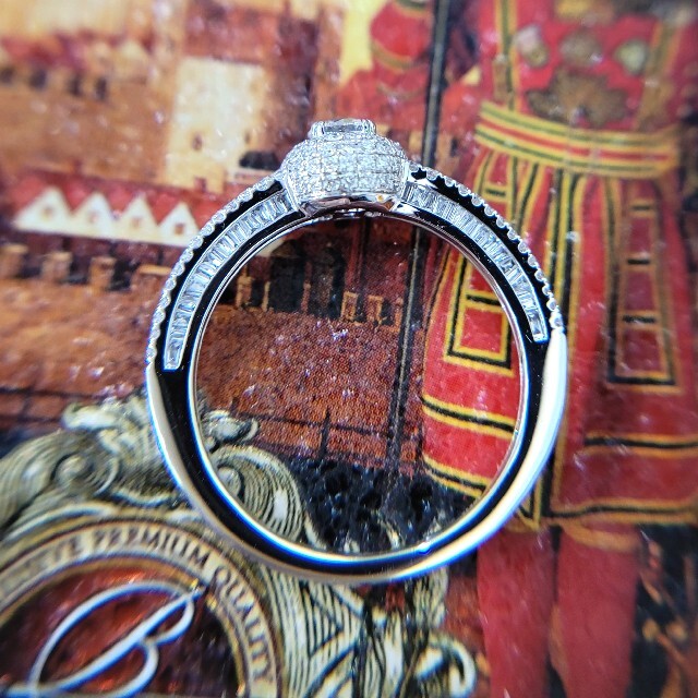 ✧恐悦至極のダイヤモンドリング✧ GIA鑑定書付属 Pt950 0.89ct レディースのアクセサリー(リング(指輪))の商品写真