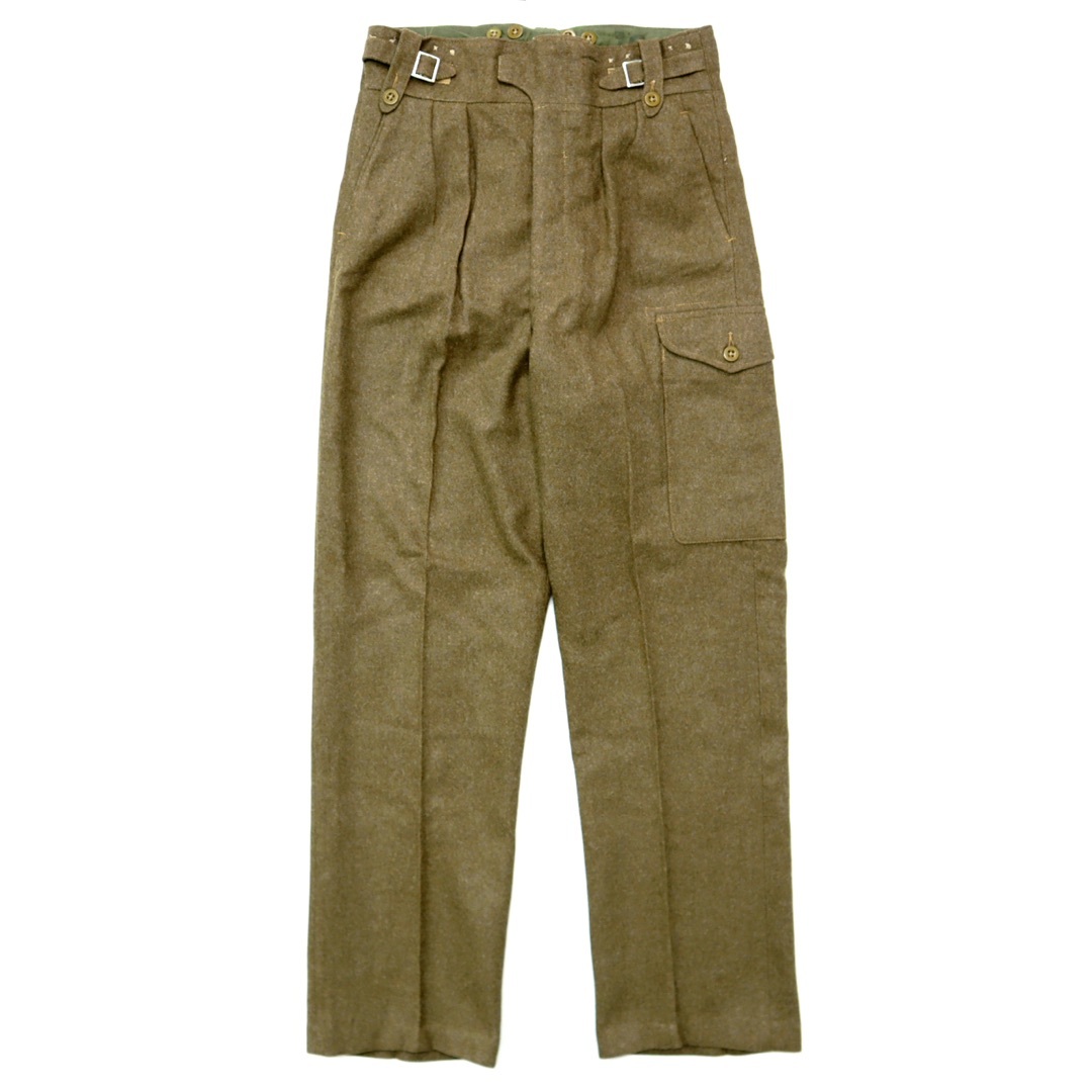 MILITARY - デッド 50s ビンテージ イギリス軍 ウール パンツ MILITARY - デッド 50s ビンテージ イギリス軍 ウール パンツ