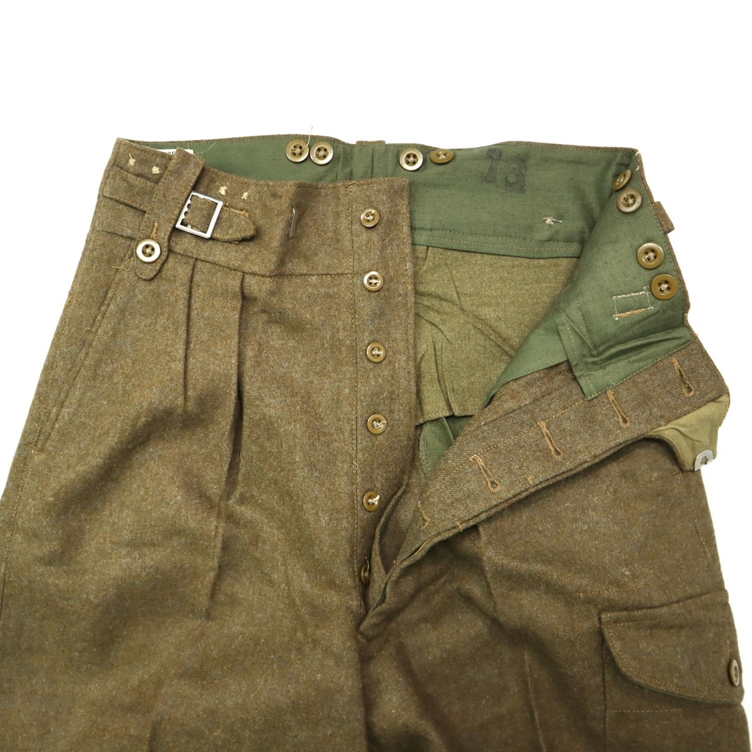 MILITARY - デッド 50s ビンテージ イギリス軍 ウール パンツ MILITARY - デッド 50s ビンテージ イギリス軍 ウール パンツ