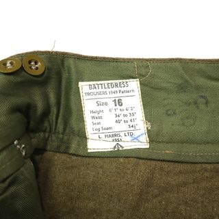 MILITARY - デッド 50s ビンテージ イギリス軍 ウール パンツ